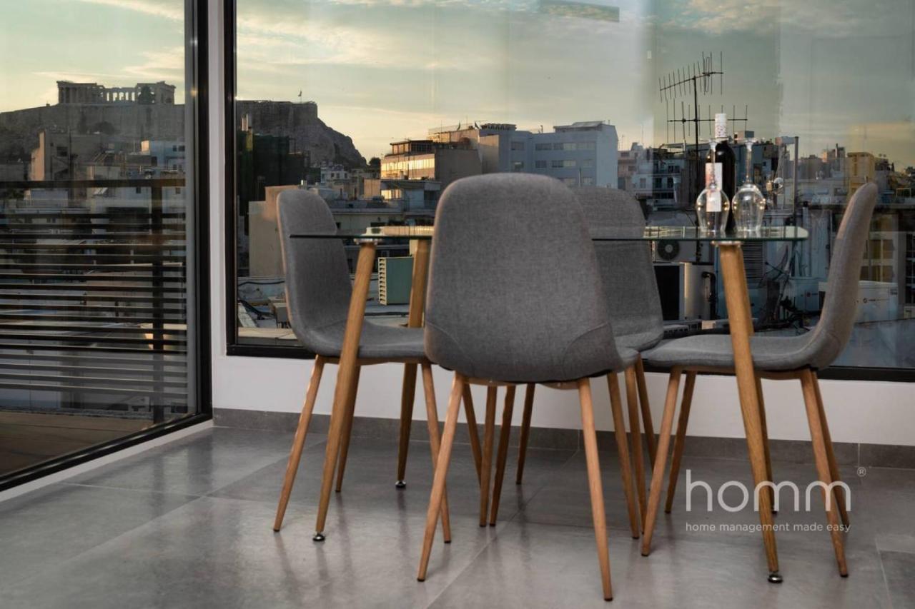 59M² Homm Loft- Penthouse With Acropolis View,2Ppl Leilighet Athen Eksteriør bilde