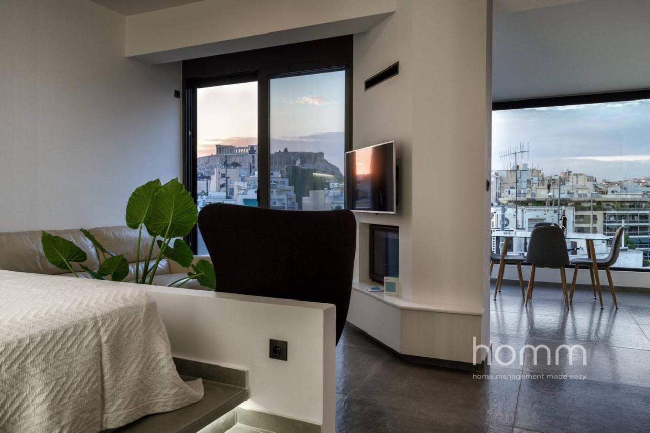 59M² Homm Loft- Penthouse With Acropolis View,2Ppl Leilighet Athen Eksteriør bilde