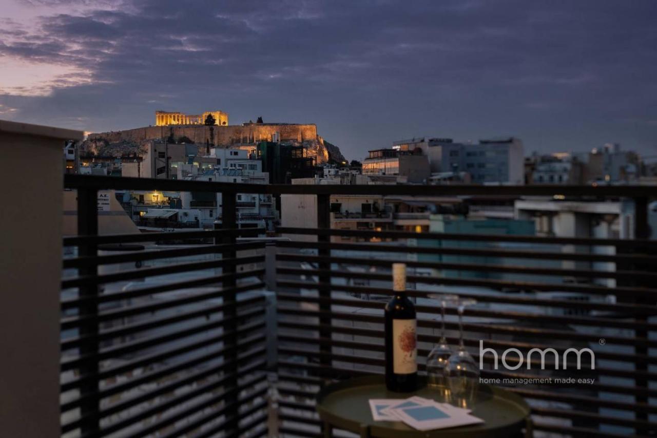 59M² Homm Loft- Penthouse With Acropolis View,2Ppl Leilighet Athen Eksteriør bilde