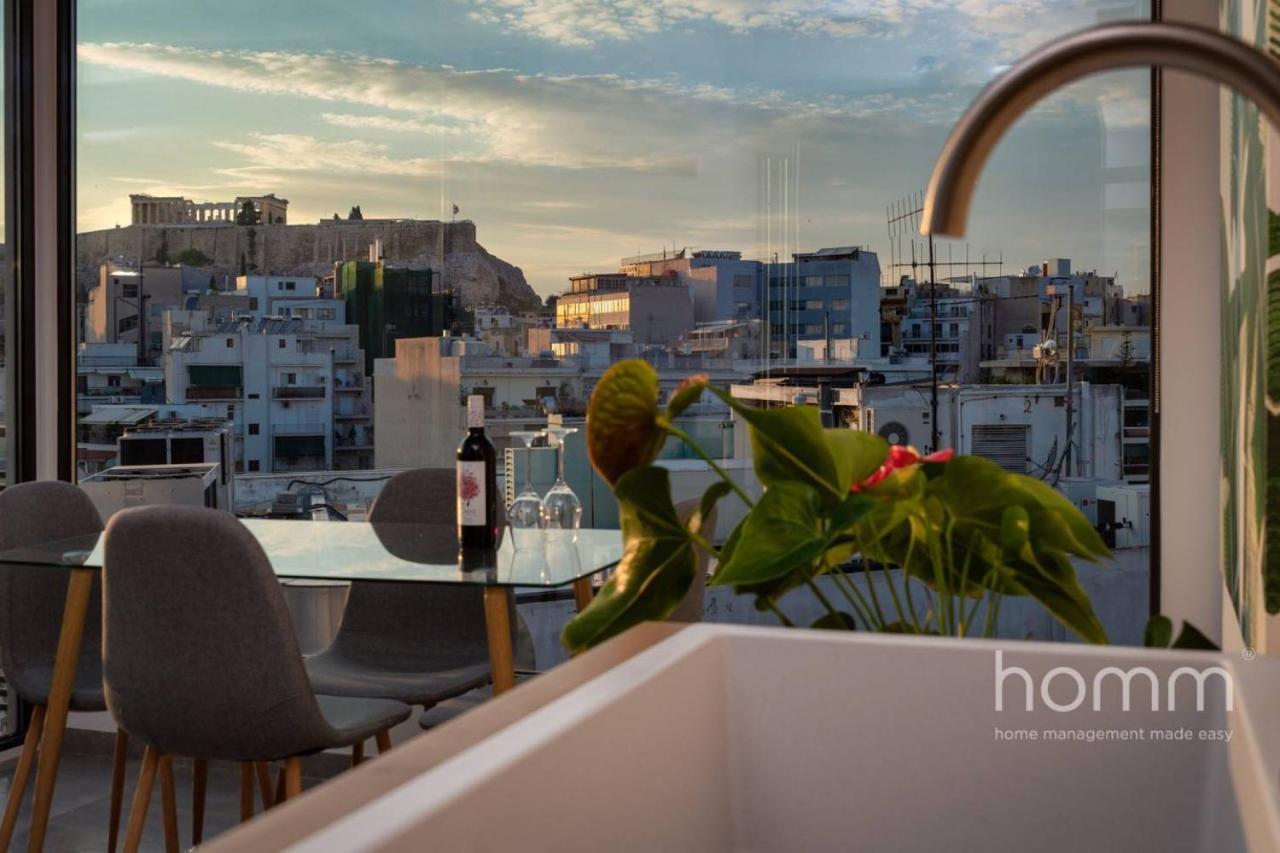 59M² Homm Loft- Penthouse With Acropolis View,2Ppl Leilighet Athen Eksteriør bilde