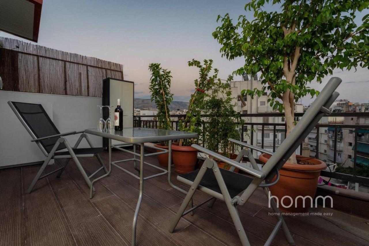 59M² Homm Loft- Penthouse With Acropolis View,2Ppl Leilighet Athen Eksteriør bilde